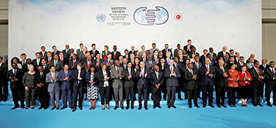 مؤتمر برنامج عمل اسطنبول للبلدان الاقل نمواً ، مع ممثلي الامم المتحدة